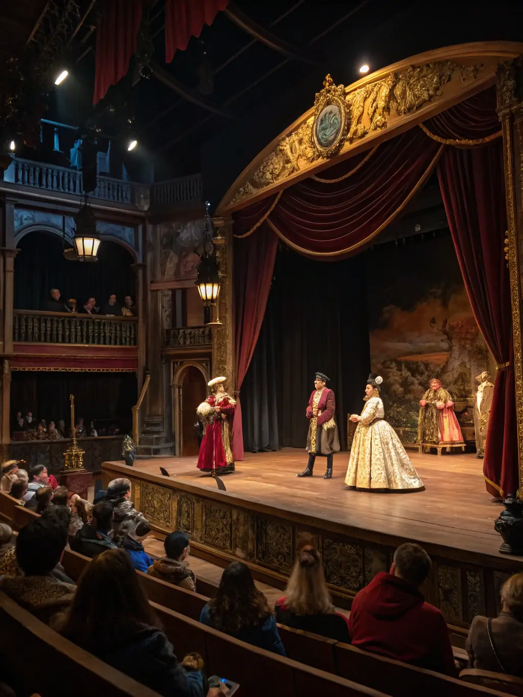 A captivating shot of a community theater production supported by SO LIGHT CONCEPT, highlighting the organization's commitment to promoting local arts and culture.